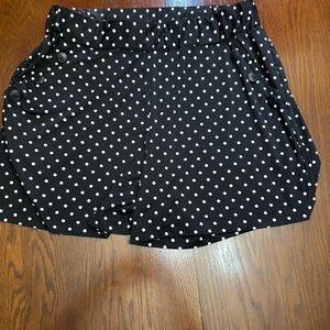 Robert Louis Black and White Mini Skirt for a Night Out